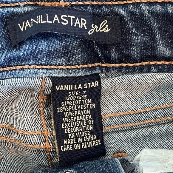 VANILLA STAR denim shorts size 7 CHILDRENS PLACE shirt 7 - Picture 5 of 5